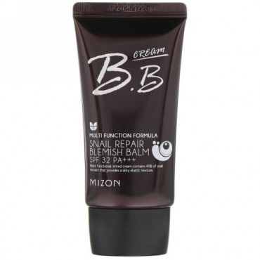 Mizon, BB Cream, Snail Repair Blemish Balm, SPF 32 PA+++, Rose Beige, 1.69 fl oz (50 ml)