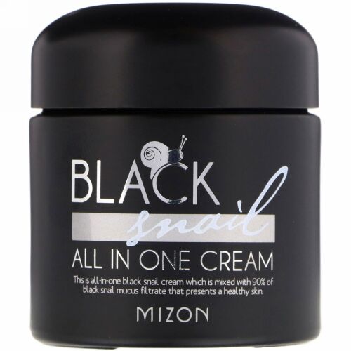 Mizon, ブラックカタツムリ、オールインワンクリーム、2.53 fl oz (75 ml)
