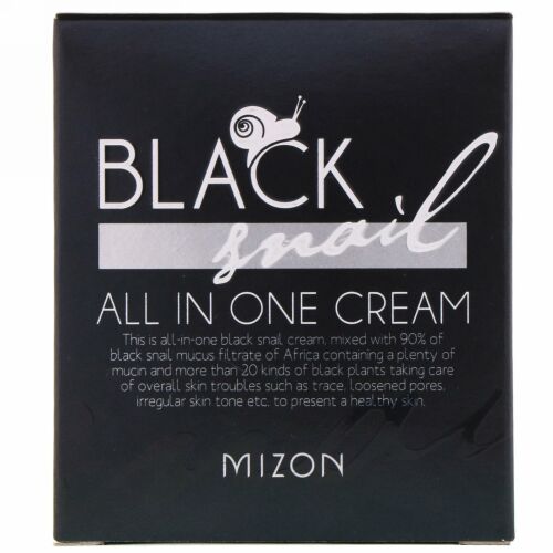 Mizon, ブラックスネイル, 全てが1つに入ったクリーム, 75 ml (Discontinued Item)