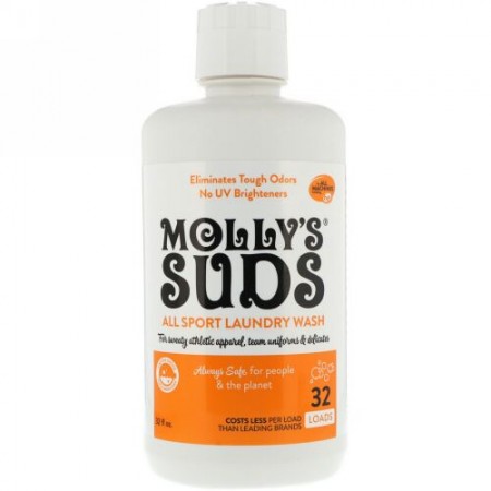 Molly's Suds, オールスポーツランドリーウォッシュ、964.35ml