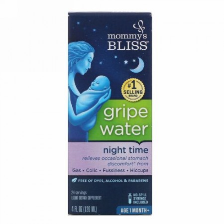 Mommy's Bliss, ナイトタイム、グライプウォーター、4 fl oz (120 ml)