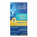 Mommy's Bliss, プロバイオティック滴剤 + ビタミンD、.34液量オンス (10 ml)