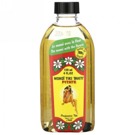 Monoi Tiare Tahiti, ピタテ、4 fl oz (120 ml)