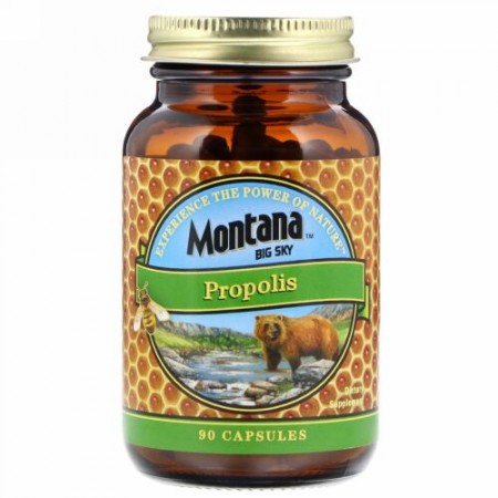 Montana Big Sky, Propolis, 90 Capsules (Discontinued Item)