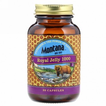 Montana Big Sky, ロイヤルゼリー1000、カプセル30錠 (Discontinued Item)