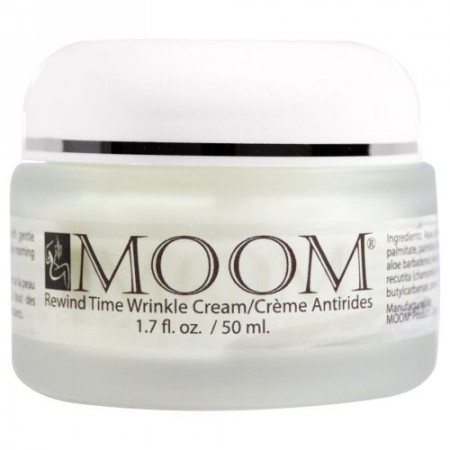 Moom, リワインドタイム・リンクルクリーム、 1.7 液量オンス (50 ml)