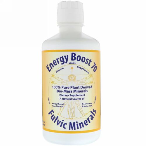 Morningstar Minerals, エナジーブースト70, フルボミネラル, 32液量オンス（946 ml）