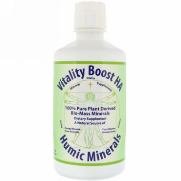 Morningstar Minerals, バイタリティブースト HA、ミネラル サプリメント、32 fl oz (946 ml)