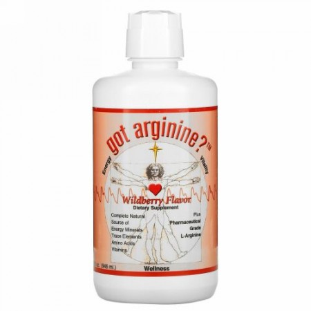 Morningstar Minerals, got arginine?, Wildberry Flavor, 32 fl oz (946 ml)
