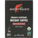 Mount Hagen, オーガニックフェアトレード・インスタントコーヒー、25袋、1.76 oz (50 g)