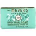 Mrs. Meyers Clean Day, 日用固形石鹸、バジルの香り、5.3オンス（150 g） (Discontinued Item)