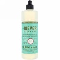Mrs. Meyers Clean Day, 液体ディッシュソープ、 バジルの香り、 16液量オンス (473 ml)