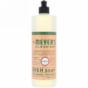 Mrs. Meyers Clean Day, 食器用洗剤、ゼラニウムの香り、16fl oz（473ml）