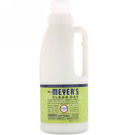 Mrs. Meyers Clean Day, 柔軟剤、レモン･バーベナの香り、32 fl oz (946 ml)