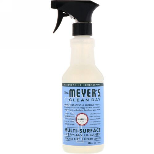 Mrs. Meyers Clean Day, マルチサーフェス エブリデークリーナー、ブルーベルの香り、16 fl oz (473 ml) (Discontinued Item)