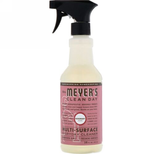 Mrs. Meyers Clean Day, マルチサーフェス エブリデークリーナー、ローズマリーの香り、16 fl oz (473 ml) (Discontinued Item)