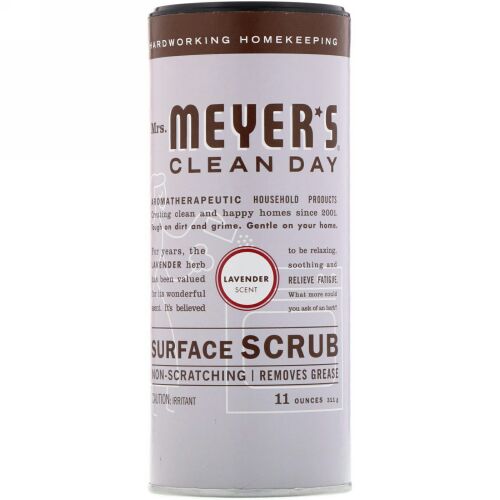 Mrs. Meyers Clean Day, 表面用スクラブ、 ラベンダーの香り、11 oz (311 g) (Discontinued Item)