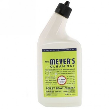 Mrs. Meyers Clean Day, トイレクリーナー、レモンバーベナの香り、24 fl oz (710 ml) (Discontinued Item)