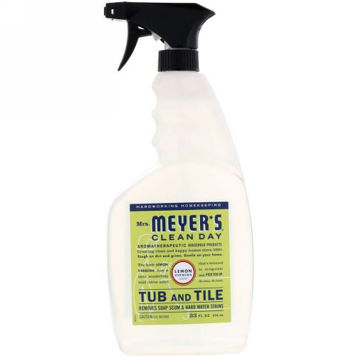 Mrs. Meyers Clean Day, タブ&タイル、レモン・バーベナの香り、 33 fl oz (976 ml)