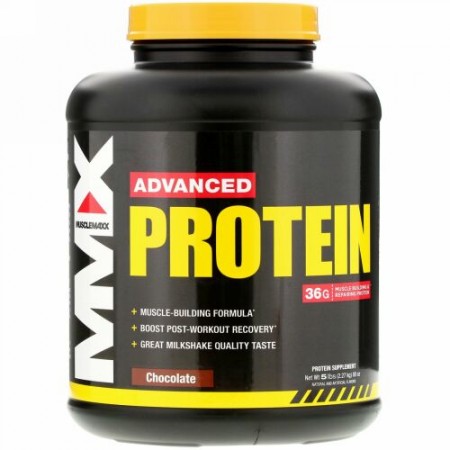 MuscleMaxx, アドバンストプロテイン、チョコレート、2.27 kg（5 lb） (Discontinued Item)