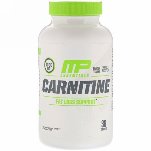 MusclePharm, カルニチン,脂肪燃焼サポート,60カプセル