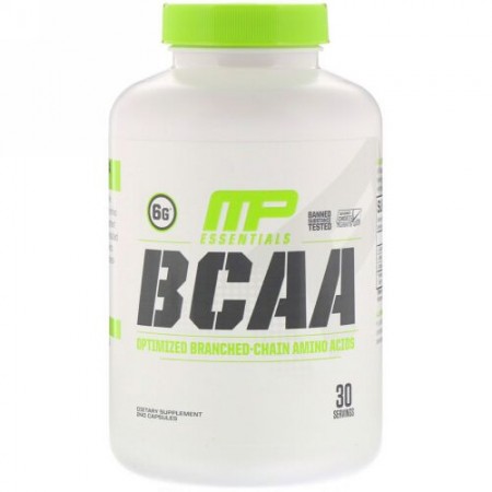 MusclePharm, エッセンシャル、BCAA、240カプセル