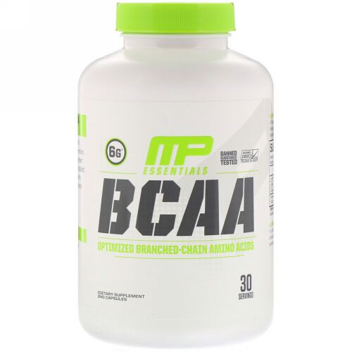 MusclePharm, エッセンシャル、BCAA、240カプセル