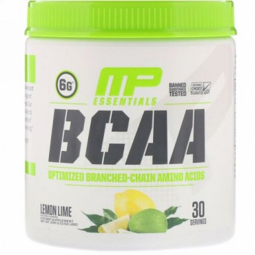 MusclePharm, Essentials（エッセンシャルズ）、BCAA、レモンライム、234g（0.52ポンド）