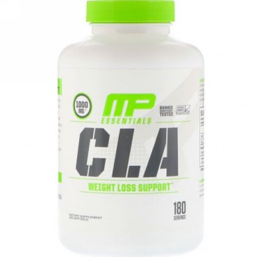 MusclePharm, エッセンシャル、CLA、1,000mg、ソフトジェル180粒