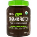 MusclePharm, オーガニックプロテイン、植物ベース、チョコレート、1.35ポンド (611 g) (Discontinued Item)