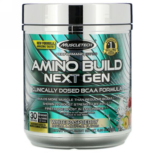 Muscletech, Amino Build（アミノビルド）ネクストジェン、ホワイトラズベリー、283g（9.98オンス）