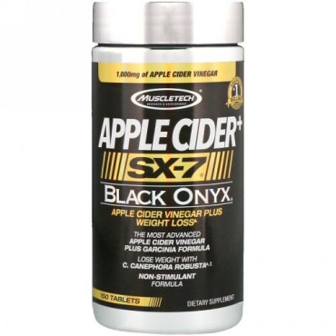 Muscletech, アップルサイダー＋、SX-7、ブラックオニキス、150粒 (Discontinued Item)