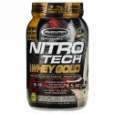 Muscletech, Nitro Tech（ニトロテック）、100％ホエイゴールド、クッキーアンドクリーム、999g（2.20ポンド）