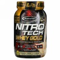 Muscletech, Nitro Tech（ニトロテック）、100％ホエイゴールド、フレンチバニラクリーム、999g（2.2ポンド）
