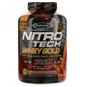 Muscletech, Nitro Tech（ニトロテック）100％ホエイゴールド、チョコレートピーナッツ、2.51kg（5.54ポンド） (Discontinued Item)
