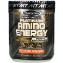 Muscletech, Platinum Amino Plus Energy、エクストリームオレンジ、295g