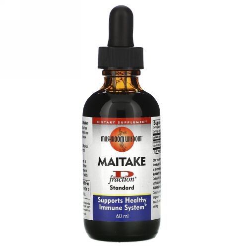 Mushroom Wisdom, マイタケDフラクション、 スタンダード、 60 ml