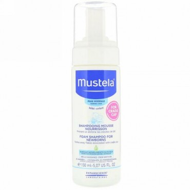 Mustela, Foam Shampoo For Newborns, 5.07 fl oz (150 ml) (Discontinued Item)
