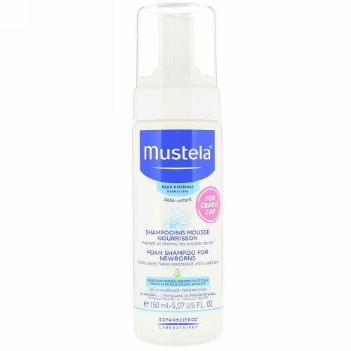 Mustela, Foam Shampoo For Newborns, 5.07 fl oz (150 ml) (Discontinued Item)