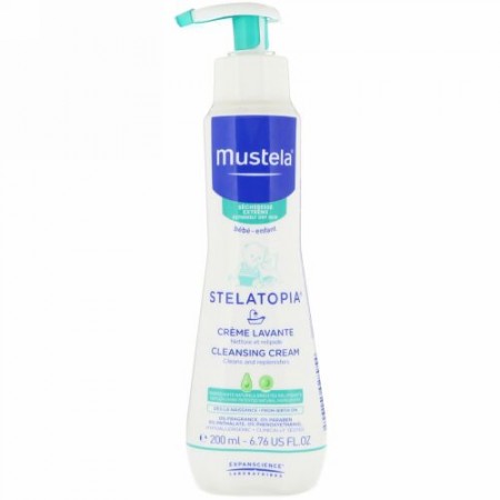 Mustela, Baby, Stelatopia Cleansing Cream, 6.76 fl oz (200 ml) (Discontinued Item)