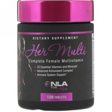 NLA for Her, Her Multi、完全な女性用マルチビタミン、120錠 (Discontinued Item)
