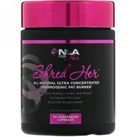 NLA for Her, Shred Her、ベジタリアンカプセル60個 (Discontinued Item)