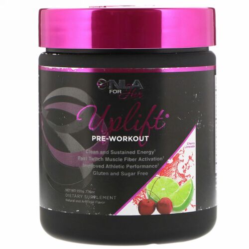 NLA for Her, Uplift, Pre-Workout Energy, Cherry Limeade, 7.76 oz (220 g) (Discontinued Item)