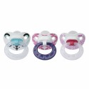 NUK, 歯列矯正おしゃぶり、ガール、生後6-18ヶ月、3パック (Discontinued Item)