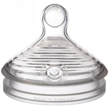 NUK, Simply Natural、高速流量ニップル、6ヶ月以上用、2パック (Discontinued Item)