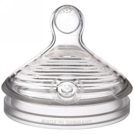 NUK, Simply Natural、高速流量ニップル、6ヶ月以上用、2パック (Discontinued Item)