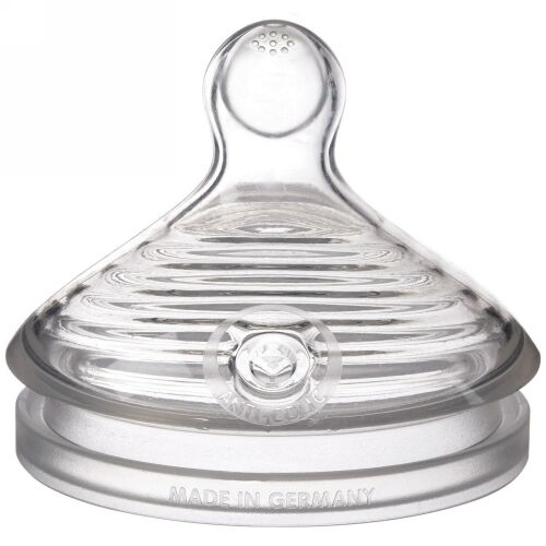 NUK, Simply Natural、高速流量ニップル、6ヶ月以上用、2パック (Discontinued Item)