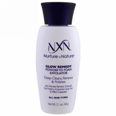 NXN, Nurture by Nature, Glow Remedy Powder to Foam Exfoliator, All Skin Type, 2.1 oz (60 g) (Discontinued Item)