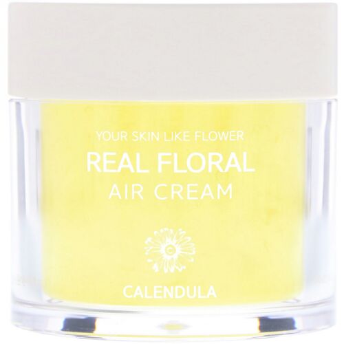 Nacific, Real Floral Cream, Calendula, 3.38 fl oz (100 ml) (Discontinued Item)