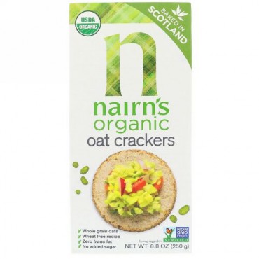 Nairn's, Organic Oat Crackers、8.8オンス（250 g） (Discontinued Item)